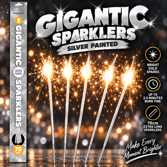27" (70cm) Gigantic Golden Sparklers