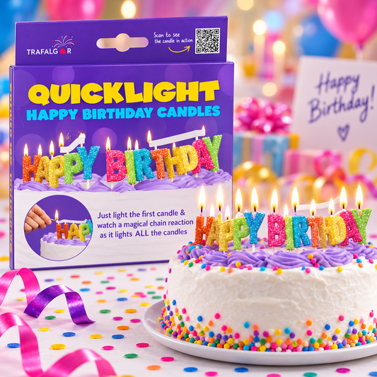 Quick Light Candles-HAPPY BIRTHDAY