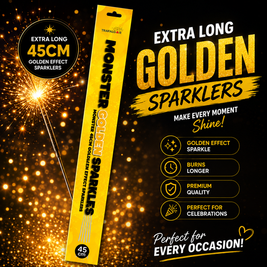 18" (45cm) Monster Golden Sparklers