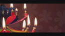 Flower Power Revolving Music Candle