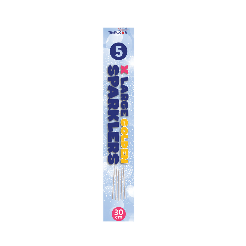 Pack Of 5 Trafalgar 27 cm Sparklers